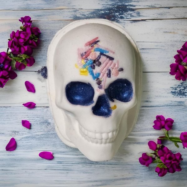 Birthday Cake Scented Skull Bath Bombs