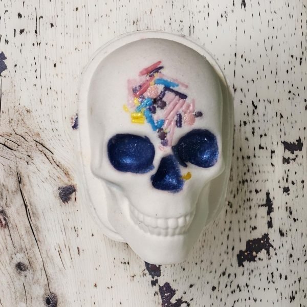 Birthday Cake Scented Skull Bath Bombs