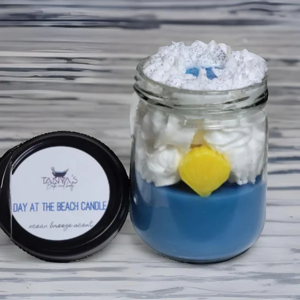 Day at the Beach Whipped Candle