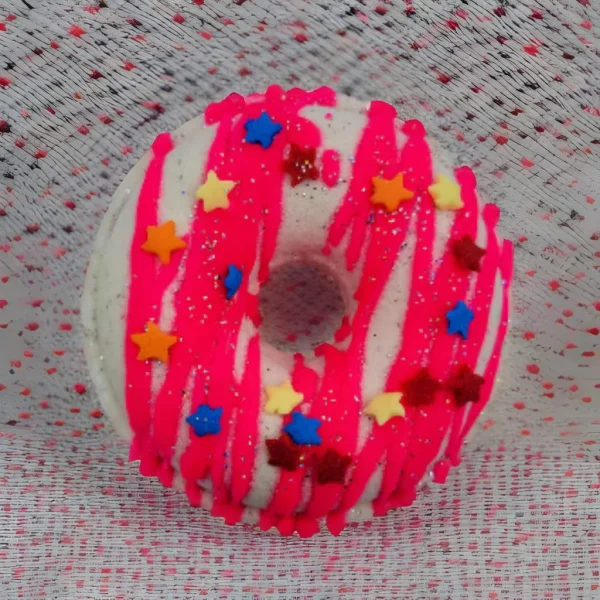 Doughnut Bath Bomb Fizzy with Glazed Icing