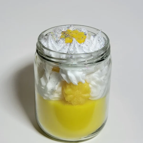 Citronella and Lemongrass Essential Oil Whipped Candle