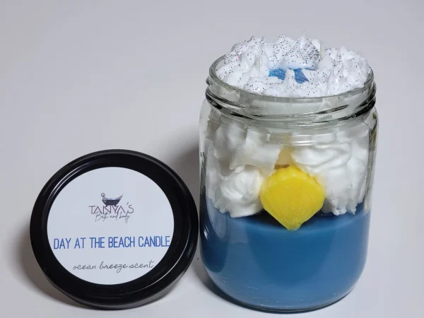 Day at the Beach Whipped Candle | Tanya's Bath and Body - Image 2