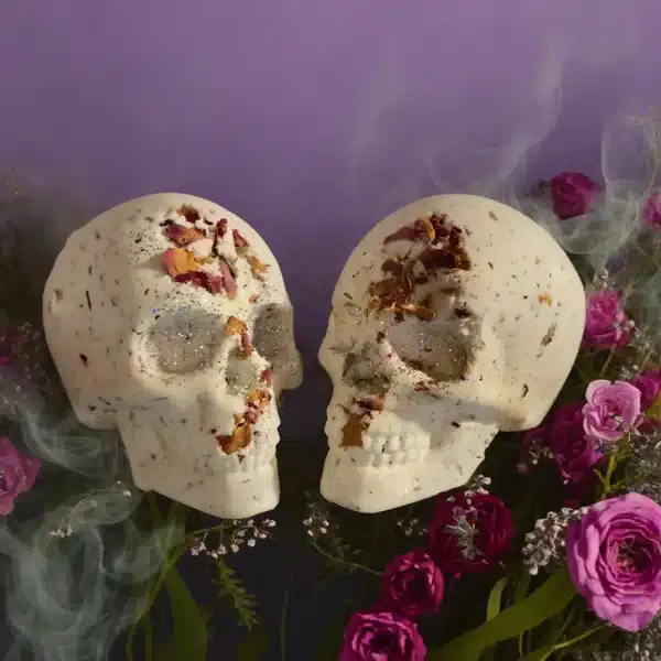 Rose Petal Skull Bath Bombs