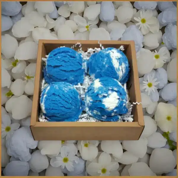 Blue Swirl Bubble Bath Truffles