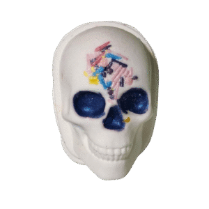 Birthday Cake Scented Skull Bath Bomb