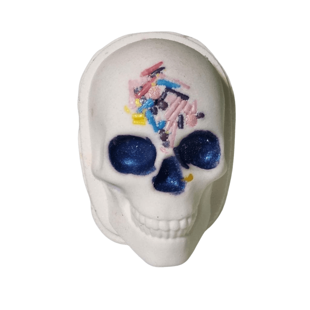 Birthday Cake Scented Skull Bath Bomb