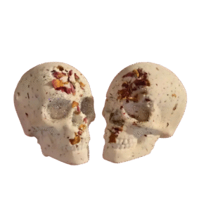 Rose Petal Infused Skull Bath Bombs